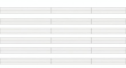 Blank Musical Staff Paper sheet music empty