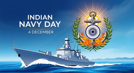Navy Day December 4 Poster Design