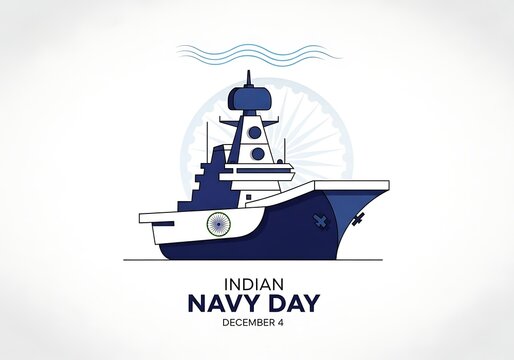 Navy Day December 4 Poster Design