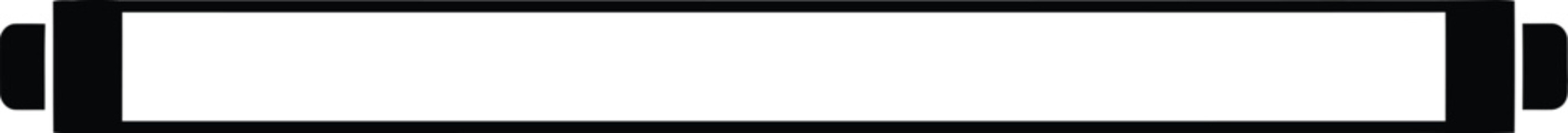Empty battery icon, low power indicator, critical energy level, digital symbol, charge needed