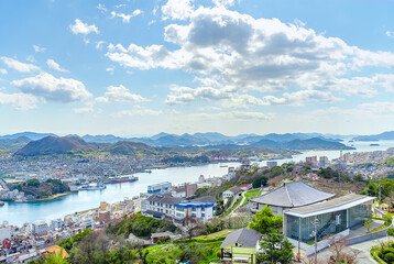 Obraz premium 尾道・千光寺公園展望台からの景色 / View from Senkoji Park Observatory PEAK, Onomichi（広島/Hiroshima）