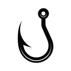 Fisherman Hook Icon Vector Illustration