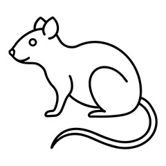vector illustration of a squirrel
