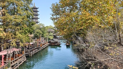canal in the village