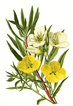 Oenothera speciosa, missouriensis, Evening primrose. Nachtkerze