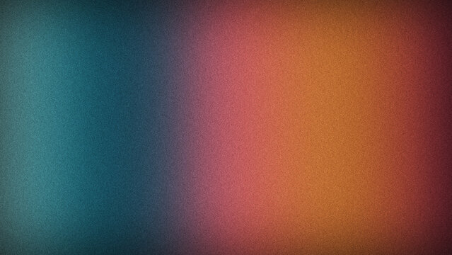 Abstract gradient background with textured noise effect in teal pink and orange creating a modern and visually appealing backdrop for graphic design