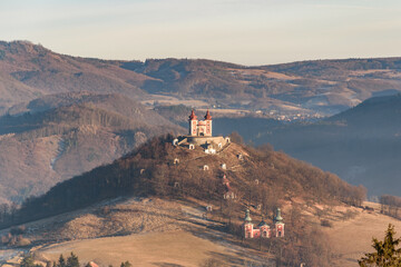 Bansk&aacute; &Scaron;tiavnica Calvary complex on Scharfenberg hill, Slovakia