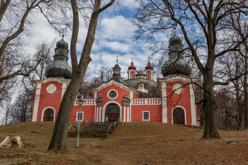 Bansk&aacute; &Scaron;tiavnica Calvary complex on Scharfenberg hill, Slovakia