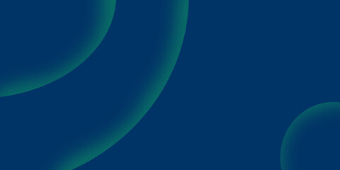 Abstract flowing lines on a deep blue background with teal and green accents