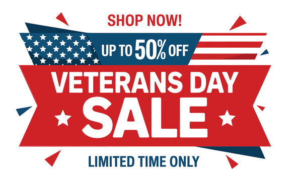 Veterans day sale up to 50 percent off limited time offer