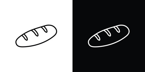 Bread loaf icon. Modern simple vector collection