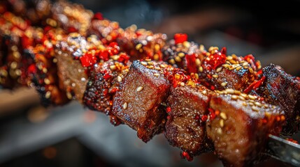 Shaokao lamb, Chinese lamb skewers, Xinjiang chuan’r