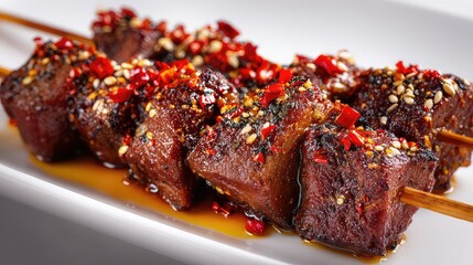 Shaokao lamb, Chinese lamb skewers, Xinjiang chuan’r