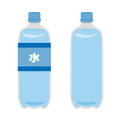 ペットボトルの水のイラスト