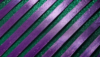 glittery purple and green striped background
