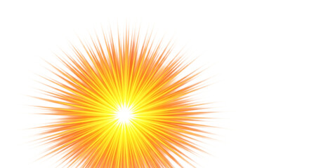 Obraz premium Vibrant splash of blue and orange paint colliding in midair, isolated on transparent background, creating a dynamic and eyecatching display of color and motion, perfect for artistic or creative projec