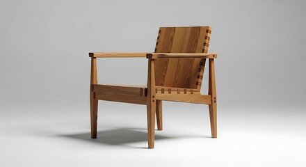 Wooden chair modern design studio furniture