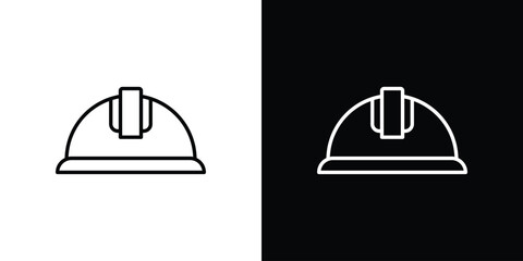 Helmet icon. Modern simple vector collection