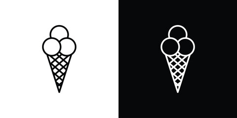 Ice cream cone icon. Modern simple vector collection