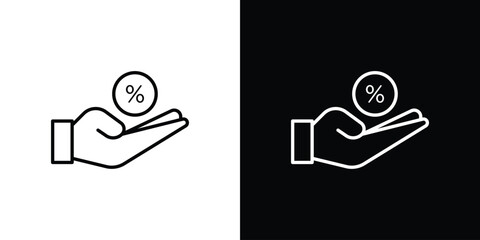 Interest icon. Modern simple vector collection