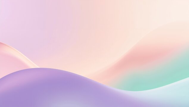 Illustration abstraite avec courbes fluides et vagues douces, texture l&eacute;g&egrave;re et couleur pastel. Conception moderne id&eacute;ale comme arri&egrave;re-plan pour une image &eacute;l&eacute;gante..