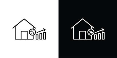 Mortgage icon. Modern simple vector collection