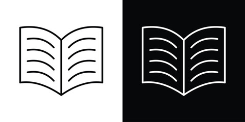 open book icon. Modern simple vector collection