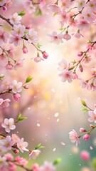 Cherry blossom in springtime