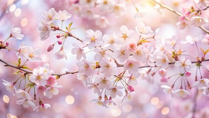 Cherry blossom in full bloom