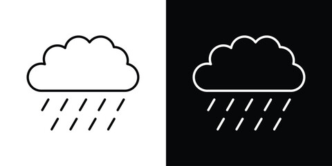 Rain icon. Modern simple vector collection