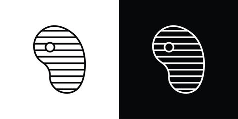 Steak icon. Modern simple vector collection