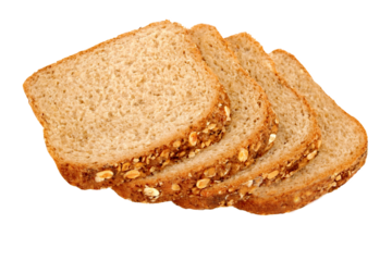 Selection of fresh tasty and delicious bakery items isolated on white background