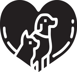 silhouette of a man holding a heart