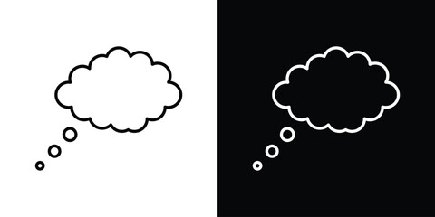 Think bubble icon. Modern simple vector collection