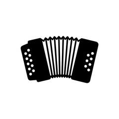 Accordion Musical Instrument Icon - Folk and Traditional Music