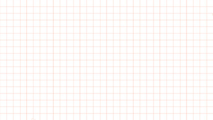 White background with light orange grid lines, perfect for creating clean layouts, patterns, and overlays; transparent stock image.
