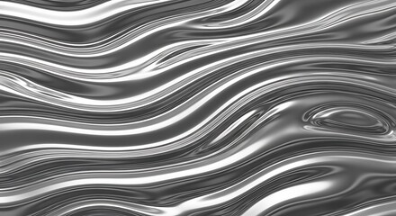 Experience the sleek, modern allure of flowing silver textures for cutting-edge designs, bringing a touch of elegance and sophistication to your next project with dynamic shine,Generated Image