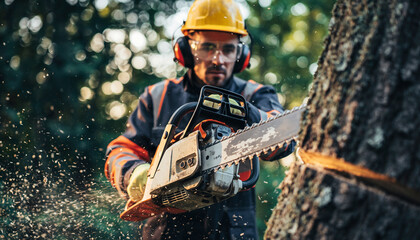 Use of a tree saw, the importance of equipment and safety