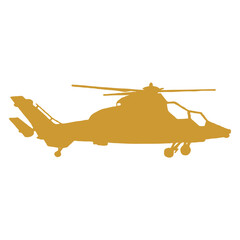 Fototapeta premium Combat Helicopter Vector