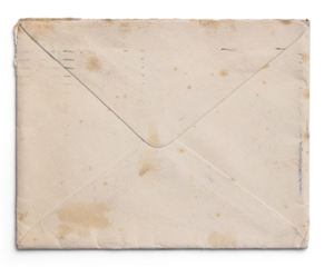 Cream Vintage Envelope