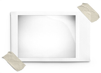 Horizontal Instant Photo Film with Sticky Tape