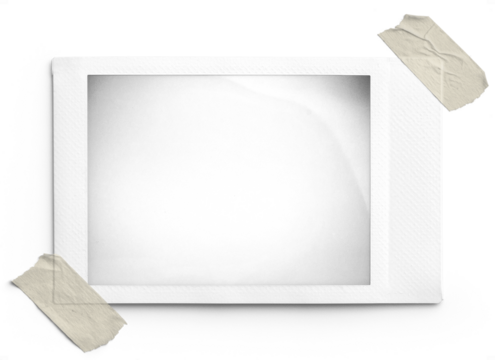 Horizontal Instant Photo Film with Sticky Tape