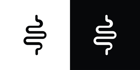 Naklejka premium Intestines icon - perfect for UI UX design