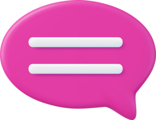 3d Chat bubble