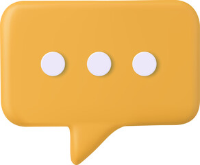 3d Chat bubble