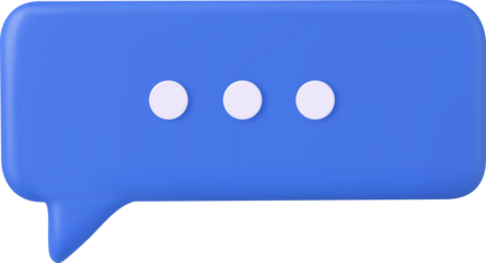 3d Chat bubble