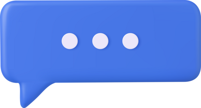 3d Chat bubble