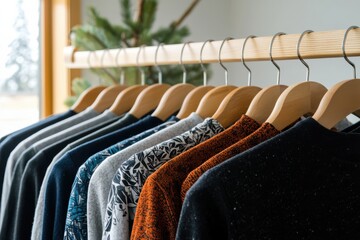 Eco-friendly clothing line launch urban setting fashion showcase sustainable designs indoor perspective green concept