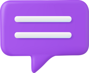 3d Chat bubble