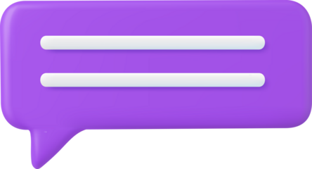 3d Chat bubble